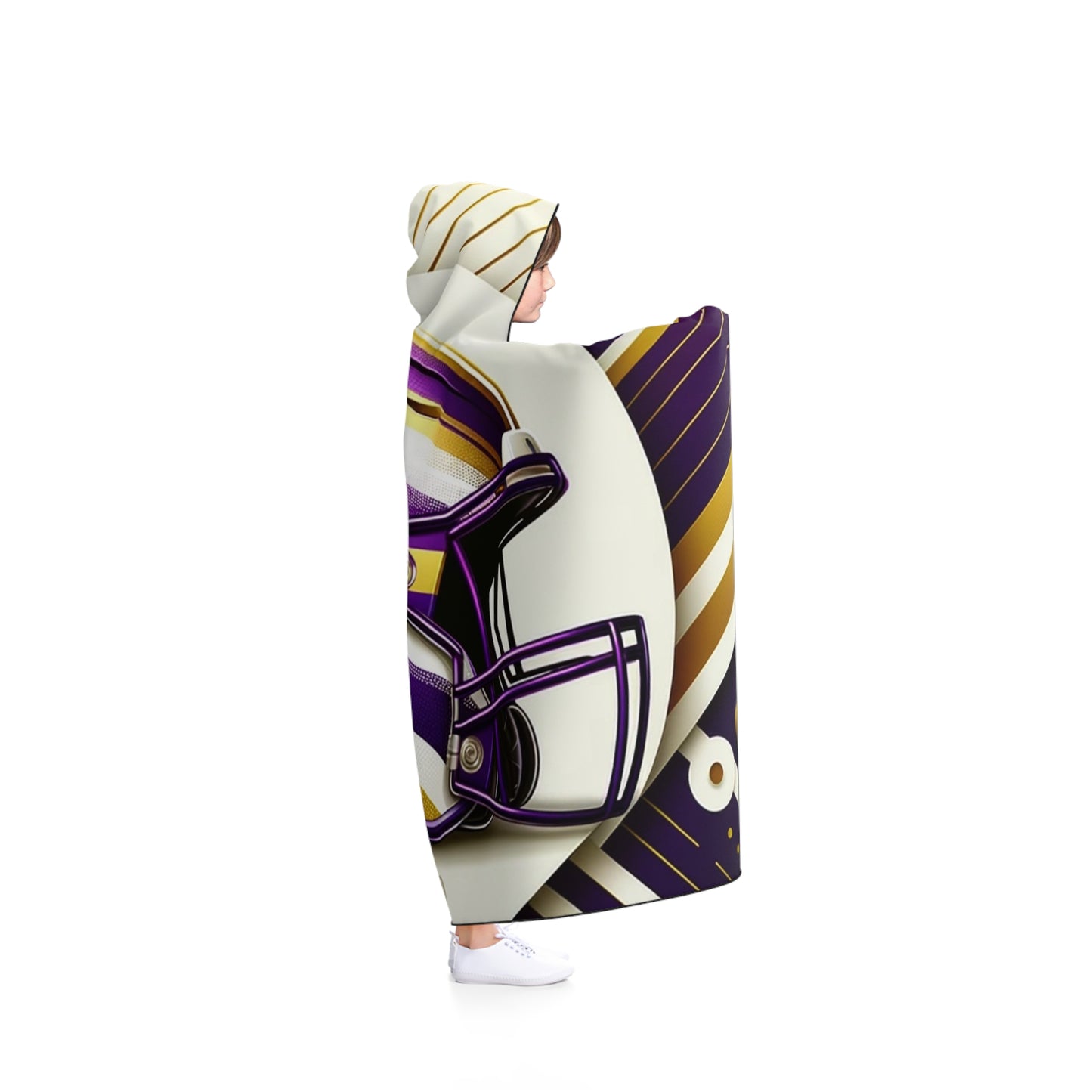 Football Hype Kids Hooded Blanket